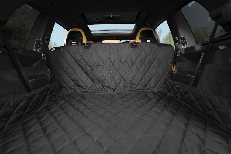 Plush Paws Products No Zipper Waterproof Cargo Liner with Bumper and Side Panels