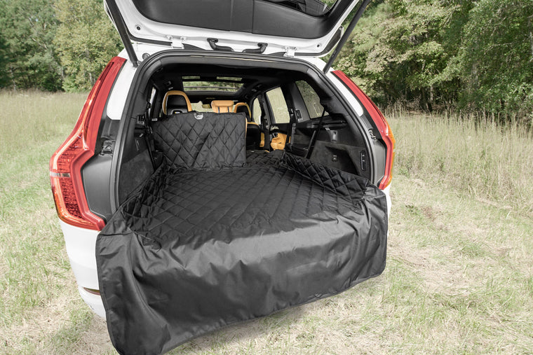 Plush Paws Products Extra Large Single Zipper Waterproof Cargo Liner with Bumper and Side Panels