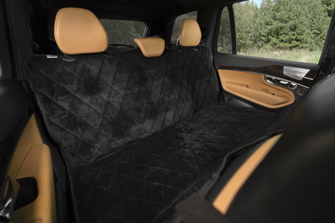 Rear Pet Seat Cover: Luxury Velvet - Plush Paws Products