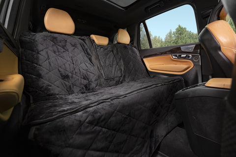 Rear Pet Seat Cover: Luxury Velvet Convertible