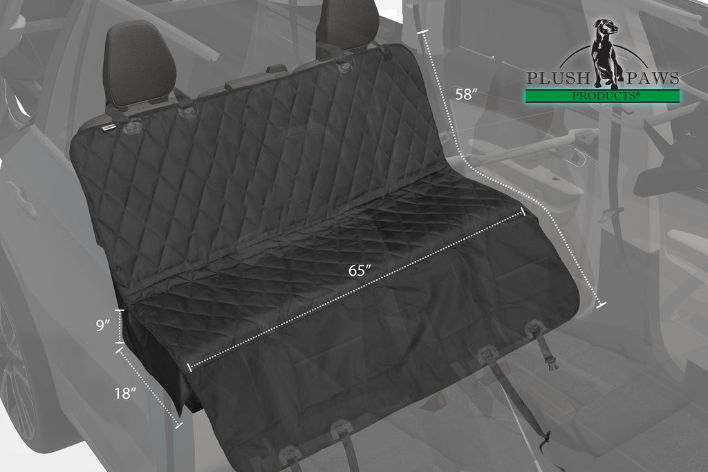 Rear Car Seat Protector Premium Black